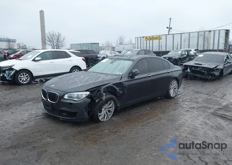 2014 BMW 750I xDrive from USA, damaged, VIN WBAYB6C5XED224395
